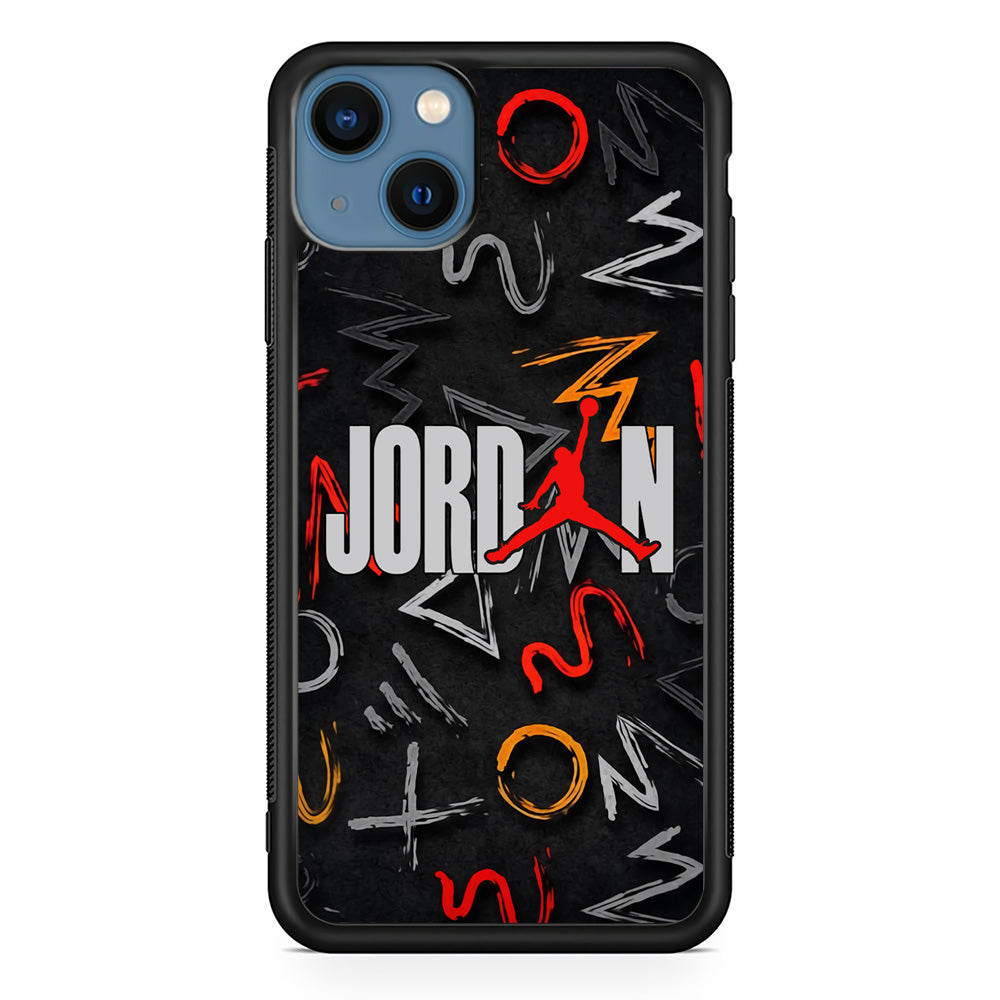 Air Jordan Mix Shape iPhone 14 Case