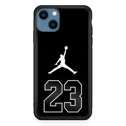 Air Jordan Number Icon Black iPhone 15 Case