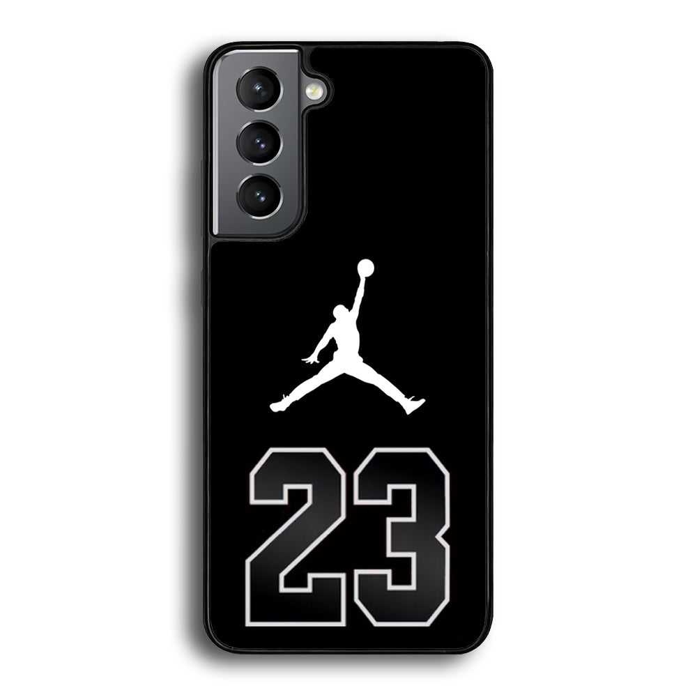 Air Jordan Number Icon Black Samsung Galaxy S24 Case - Ezzystore