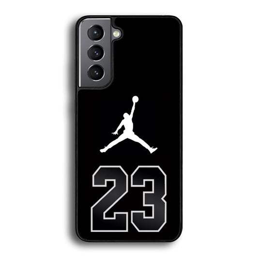 Air Jordan Number Icon Black Samsung Galaxy S24 Case - Ezzystore