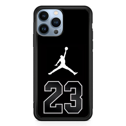 Air Jordan Number Icon Black iPhone 14 Pro Max Case