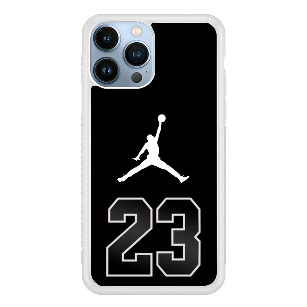 Air Jordan Number Icon Black iPhone 14 Pro Max Case