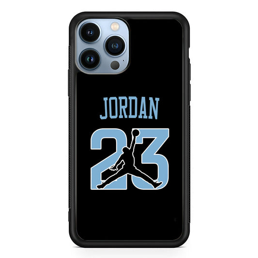 Air Jordan Number Icon Sky Blue iPhone 14 Pro Case