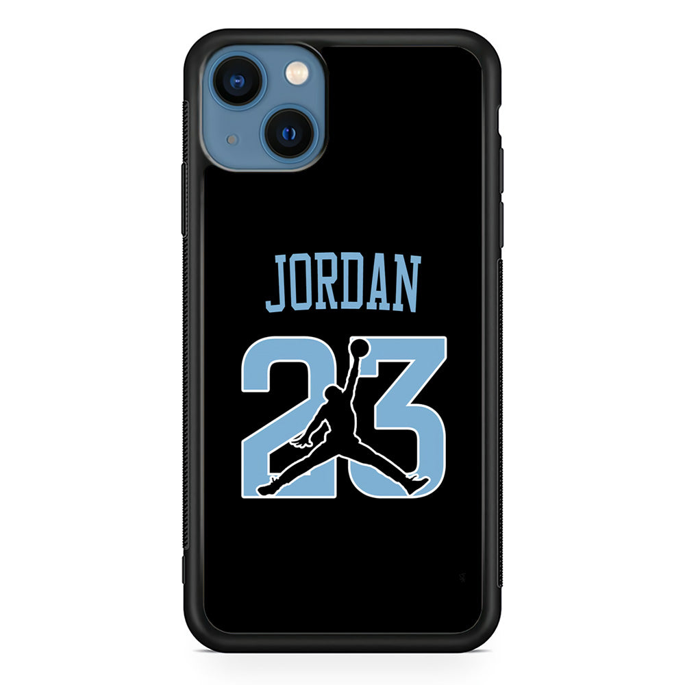 Air Jordan Number Icon Sky Blue iPhone 14 Case