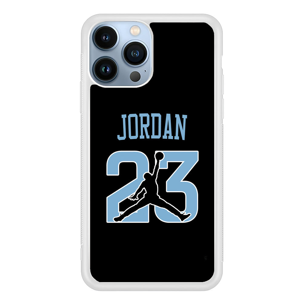 Air Jordan Number Icon Sky Blue iPhone 14 Pro Max Case