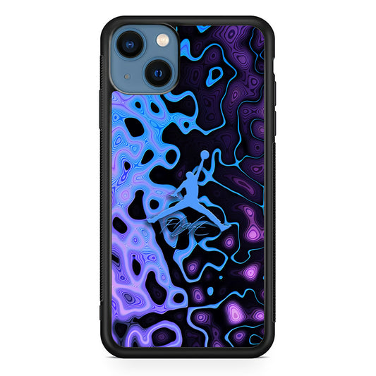 Air Jordan Purple Liquid iPhone 14 Case