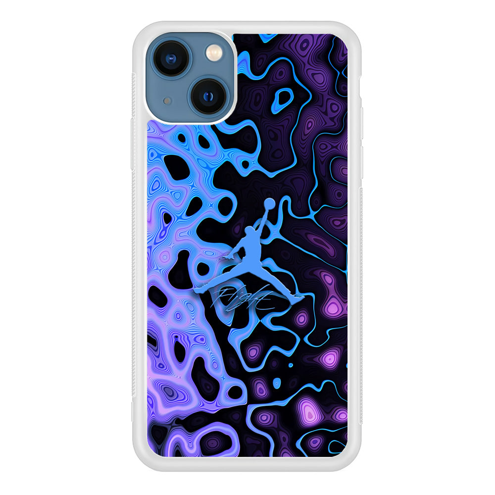 Air Jordan Purple Liquid iPhone 14 Case