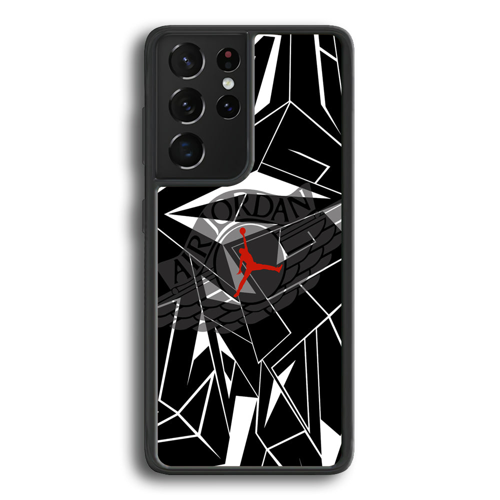 Air Jordan Red Shine Samsung Galaxy S24 Ultra Case - Ezzystore