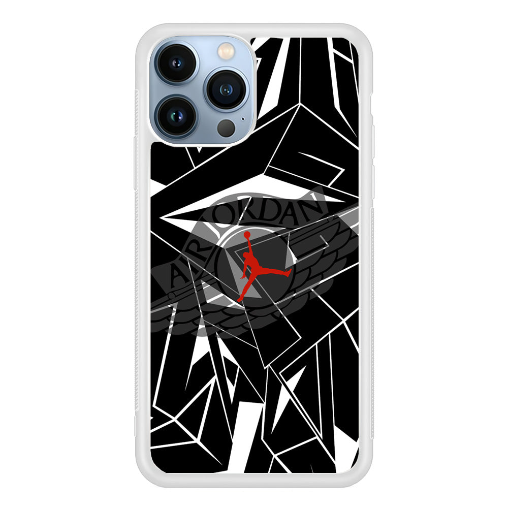 Air Jordan Red Shine iPhone 14 Pro Max Case