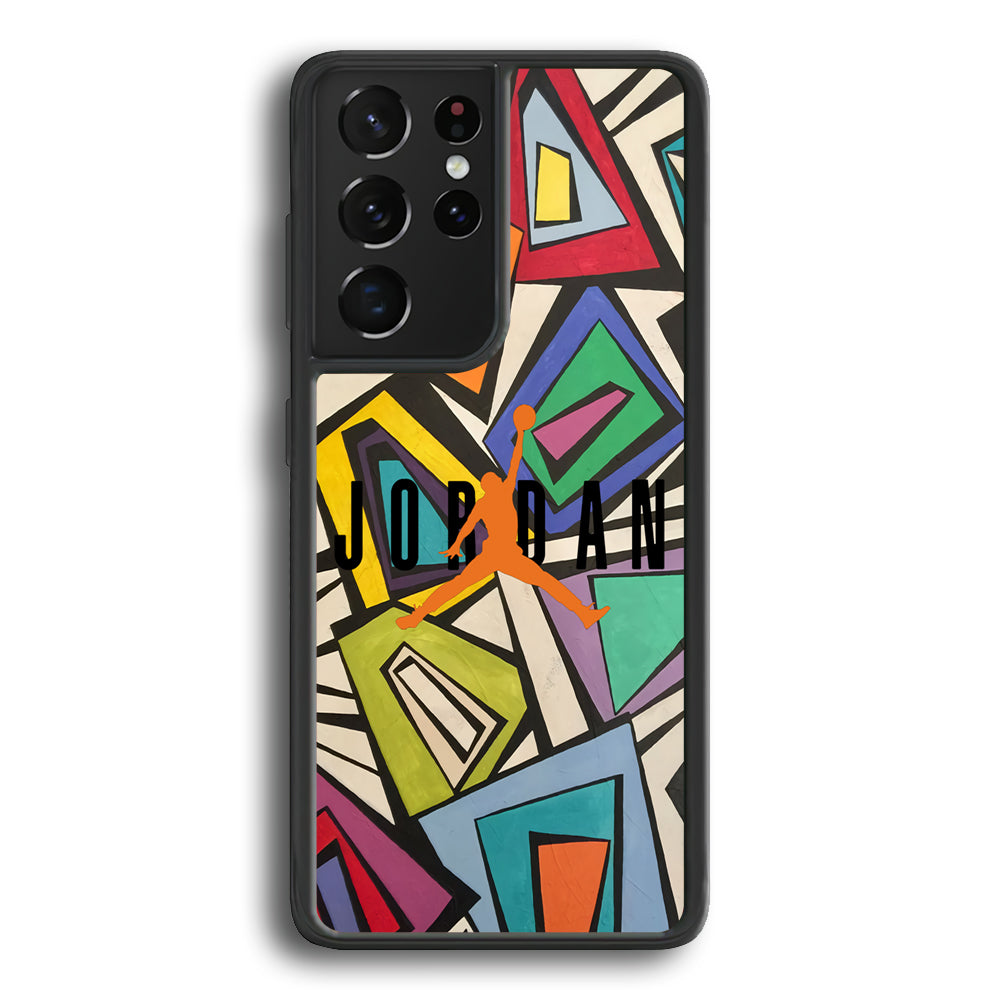 Air Jordan Retro Shape Abstract Samsung Galaxy S24 Ultra Case - Ezzystore