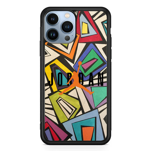 Air Jordan Retro Shape Abstract iPhone 14 Pro Case