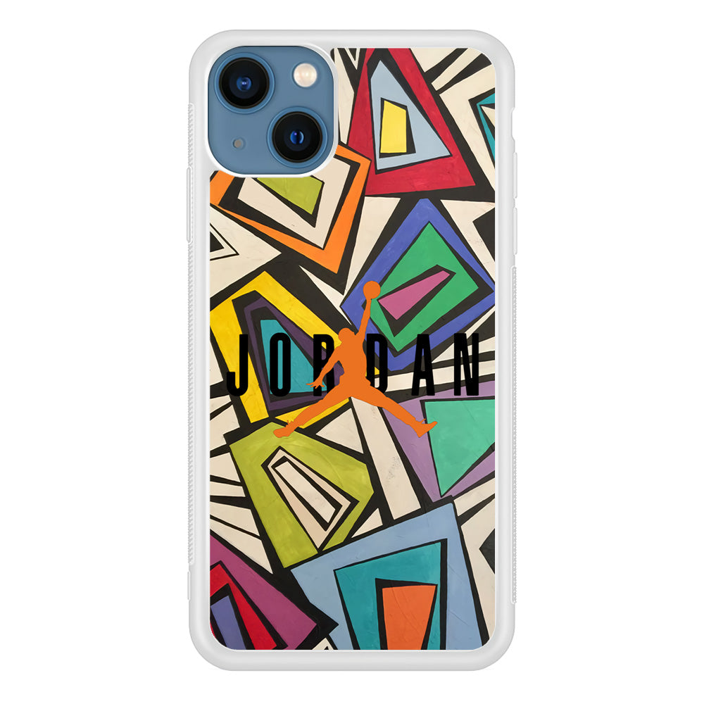 Air Jordan Retro Shape Abstract iPhone 15 Plus Case