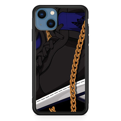 Air Jordan Shoes Grey iPhone 14 Case