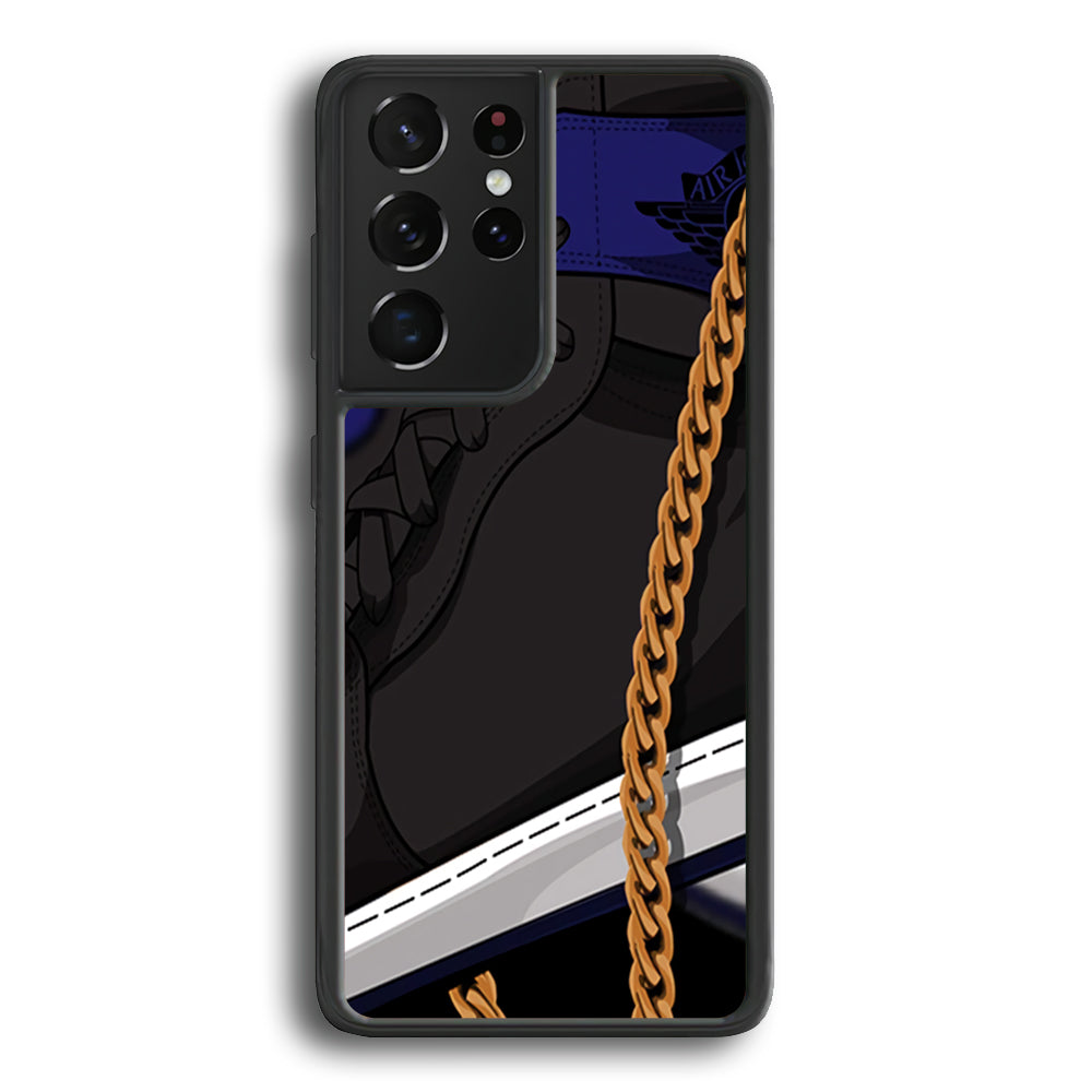 Air Jordan Shoes Grey Samsung Galaxy S24 Ultra Case - Ezzystore