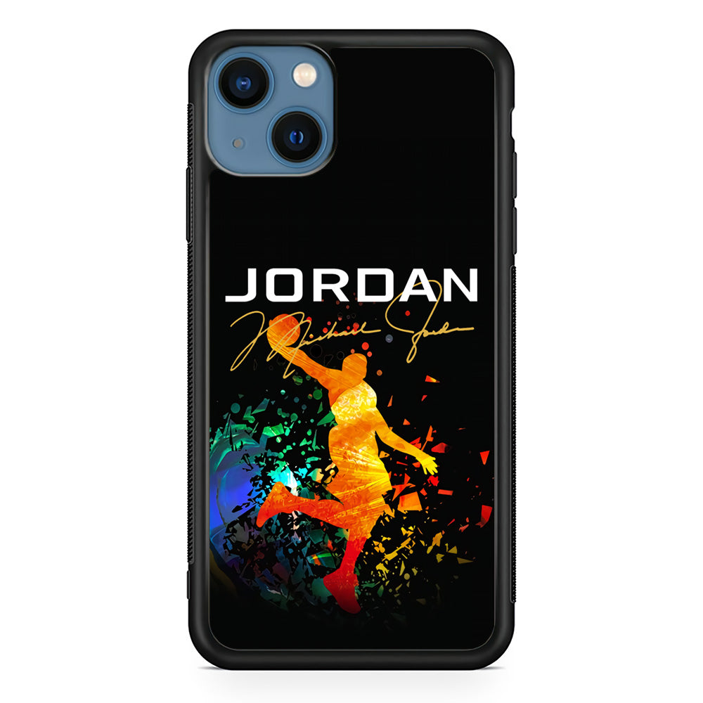Air Jordan Slam Dunk Style Signature iPhone 15 Plus Case