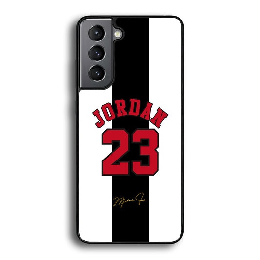 Air Jordan Stripe Black Number Samsung Galaxy S24 Case - Ezzystore