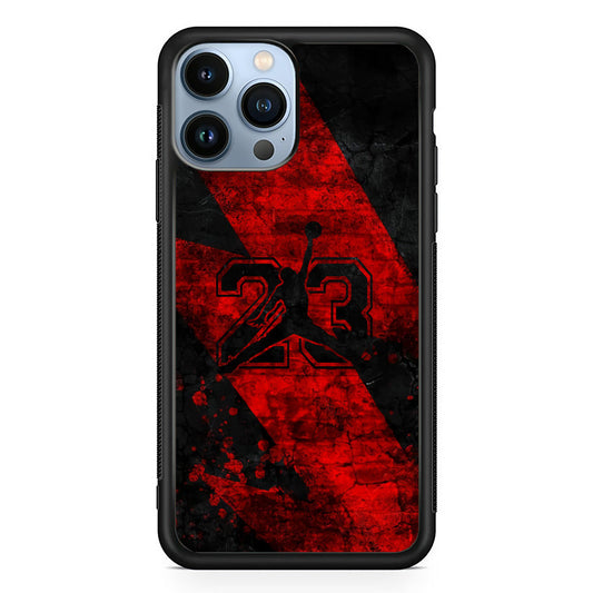 Air Jordan The Red Lightning iPhone 14 Pro Case
