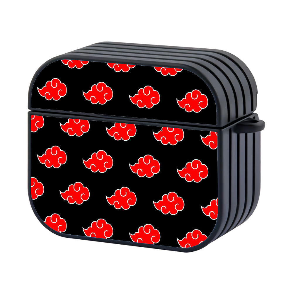 Akatsuki Symbol Pattern Hard Plastic Case Cover For Apple Airpods 4 - Ezzystore