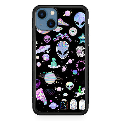 Alien Aesthetic iPhone 14 Case