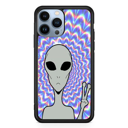Alien Selfie Style iPhone 14 Pro Max Case