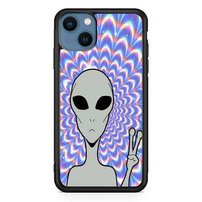 Alien Selfie Style iPhone 14 Case