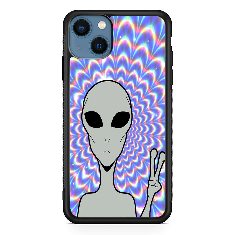 Alien Selfie Style iPhone 15 Plus Case