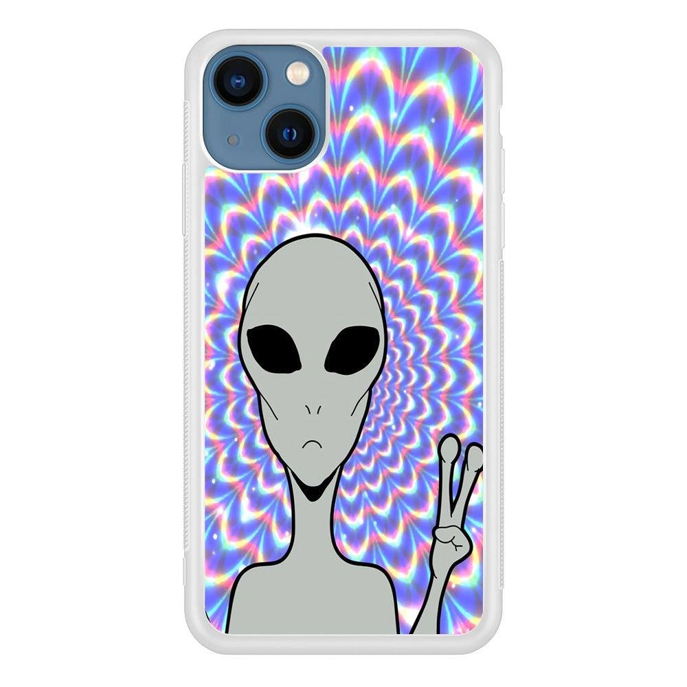 Alien Selfie Style iPhone 15 Plus Case