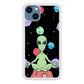 Alien Yoga Style On Space iPhone 14 Case