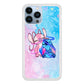 Angel and Stitch Aesthetic Marble iPhone 14 Pro Max Case