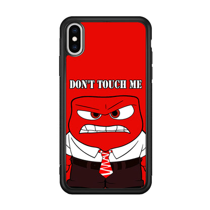 Angry Inside Out Don't Touch Me iPhone X Case