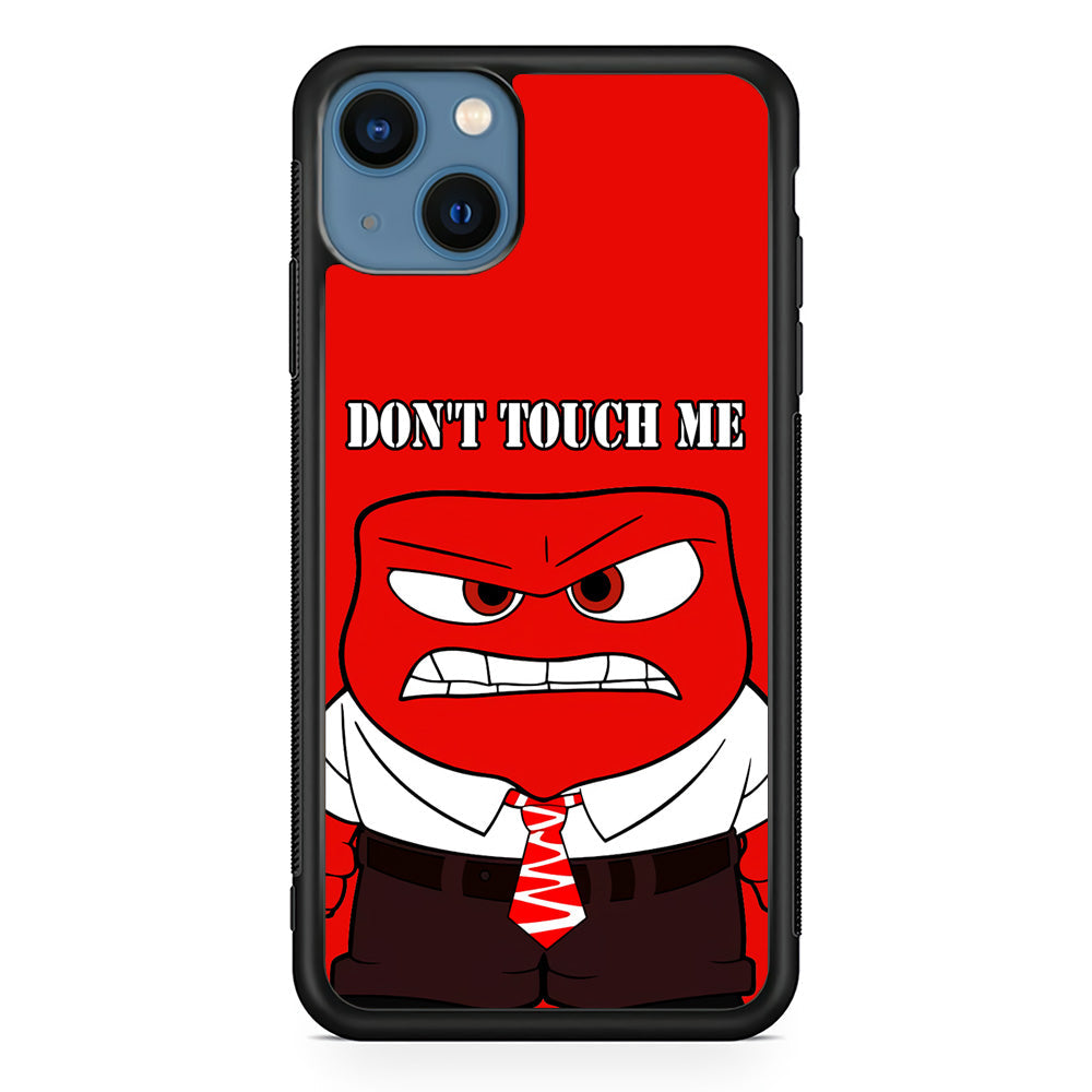 Angry Inside Out Don't Touch Me iPhone 14 Plus Case