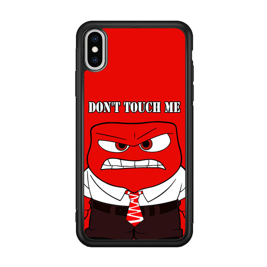 Angry Inside Out Don't Touch Me iPhone Xs Max Case