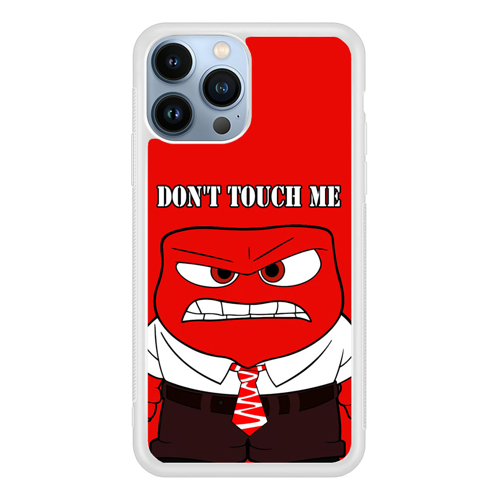 Angry Inside Out Don't Touch Me iPhone 15 Pro Case