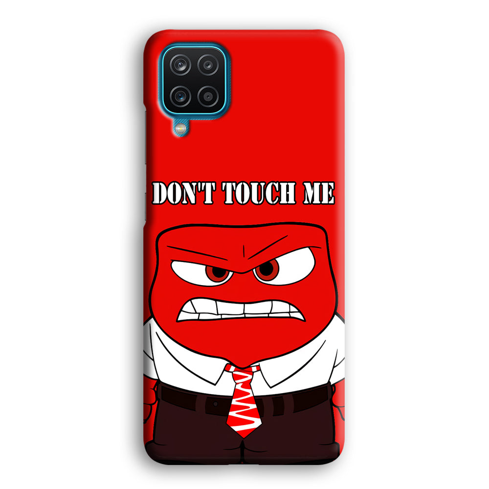 Angry Inside Out Don't Touch Me Samsung Galaxy A12 Case