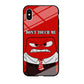 Angry Inside Out Don't Touch Me iPhone X Case