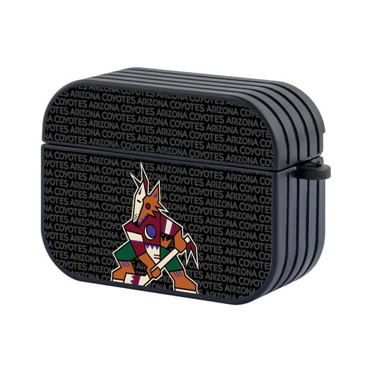 Arizona Coyotes Word of Team Hard Plastic Case Cover For Apple Airpods Pro 2 - Ezzystore