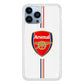 Arsenal FC Stripe iPhone 14 Pro Max Case