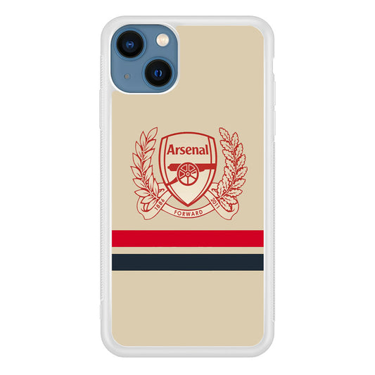 Arsenal Stripe Logo iPhone 14 Plus Case