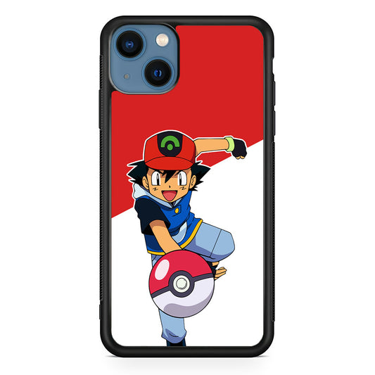 Ash Ketchum Pokeball iPhone 14 Case