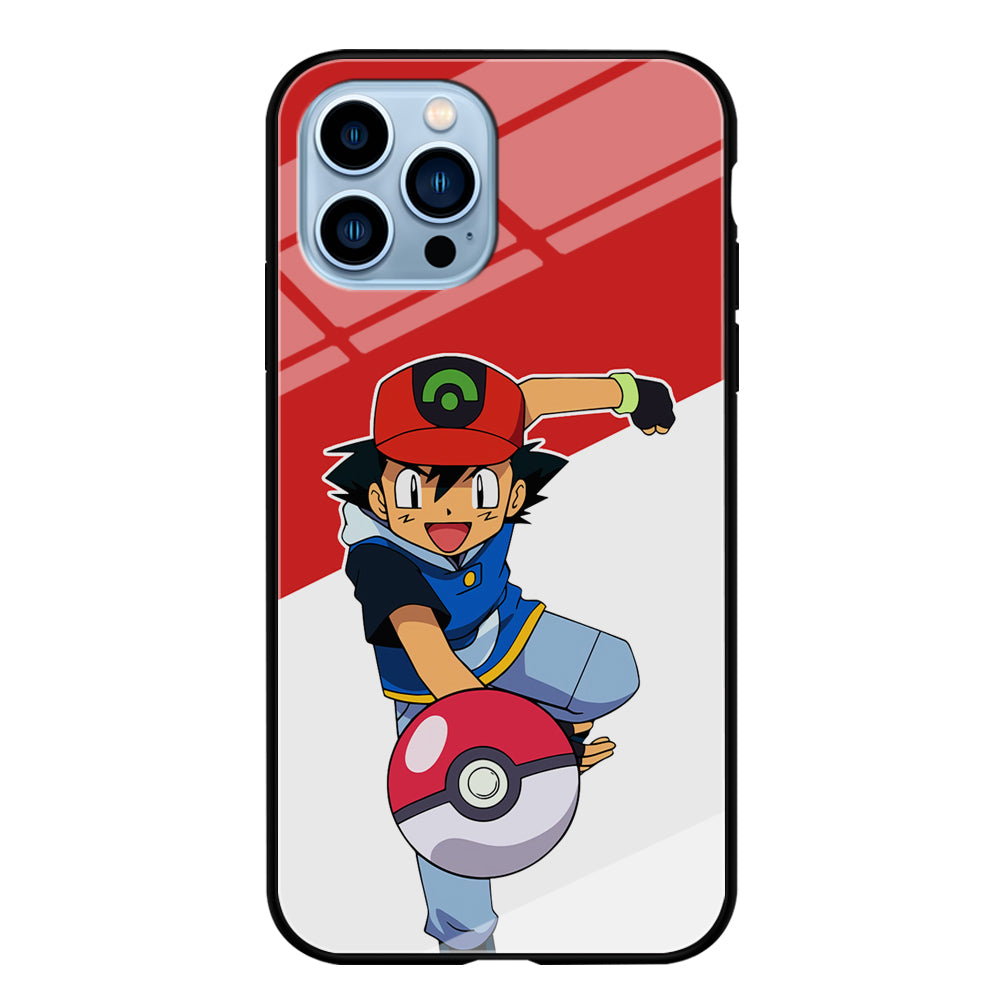 Ash Ketchum Pokeball iPhone 15 Pro Max Case