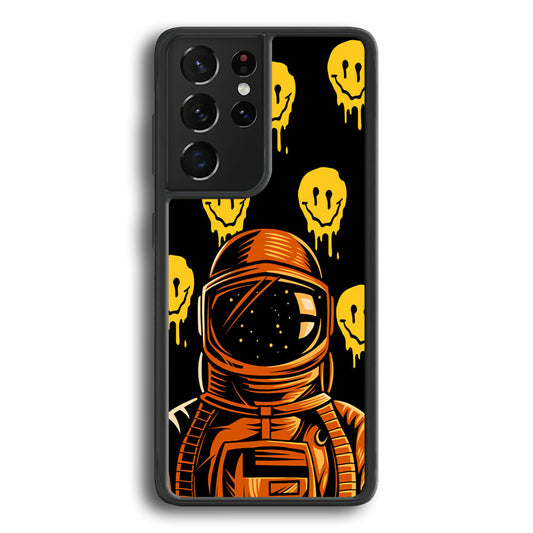 Astronaut Emoji Smile Samsung Galaxy S24 Ultra Case - Ezzystore