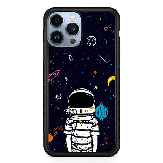 Astronaut Kids Space iPhone 14 Pro Max Case