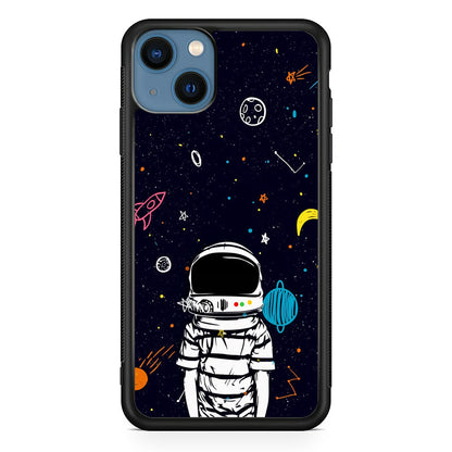 Astronaut Kids Space iPhone 15 Case