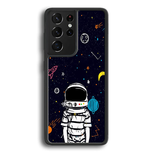 Astronaut Kids Space Samsung Galaxy S24 Ultra Case - Ezzystore