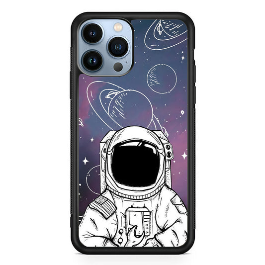 Astronaut White Space iPhone 14 Pro Max Case