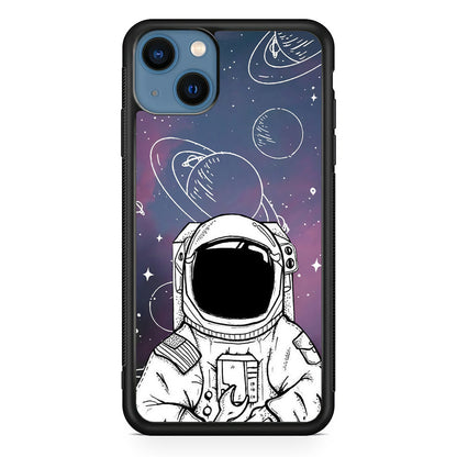 Astronaut White Space iPhone 15 Case