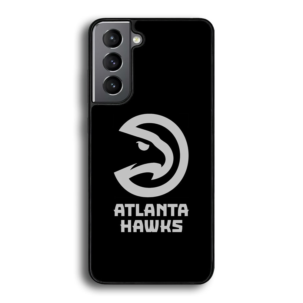 Atlanta Hawks Black Grey Samsung Galaxy S24 Case - Ezzystore
