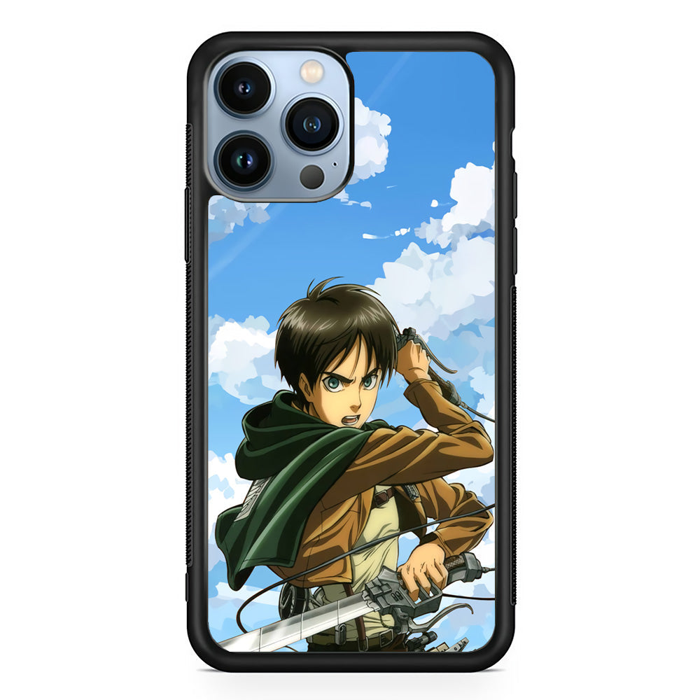 Attack on Titan Eren Jaeger iPhone 15 Pro Max Case