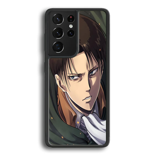 Attack on Titan Levi Face Samsung Galaxy S24 Ultra Case - Ezzystore