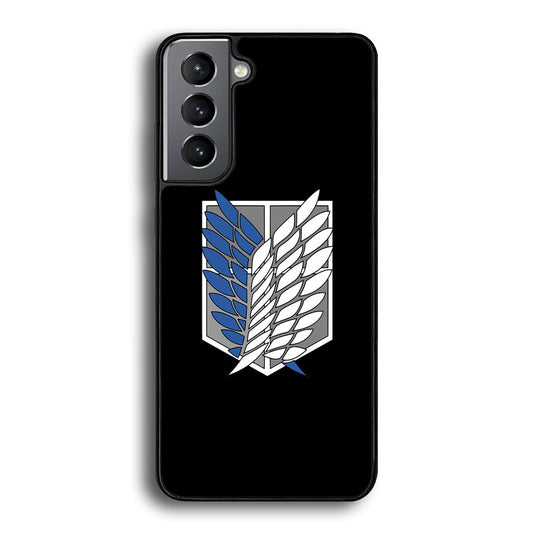 Attack on Titan Scouting Legion Black Simple Samsung Galaxy S22 Case - Ezzystore